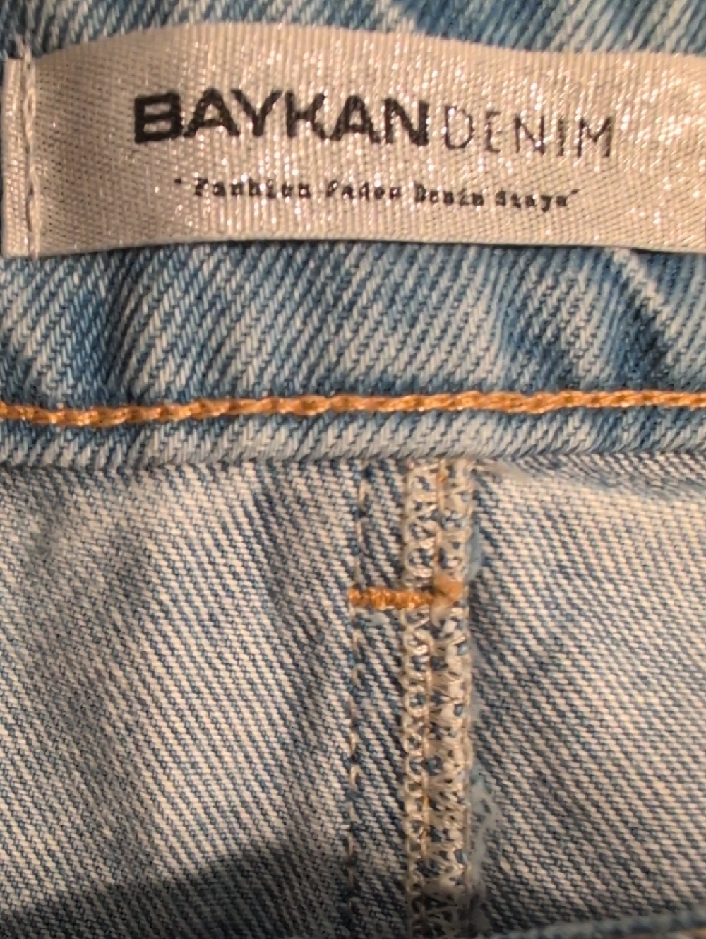 Baykan Denim Maxi Skirt *Sample *30 Waist *Tall - Picture 2 of 2